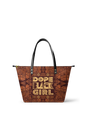 Melyla  "Dope Black Girl" Leather Tote Bag