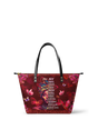 Melyla "Imani" Pomegranate Red Leather Tote Bag