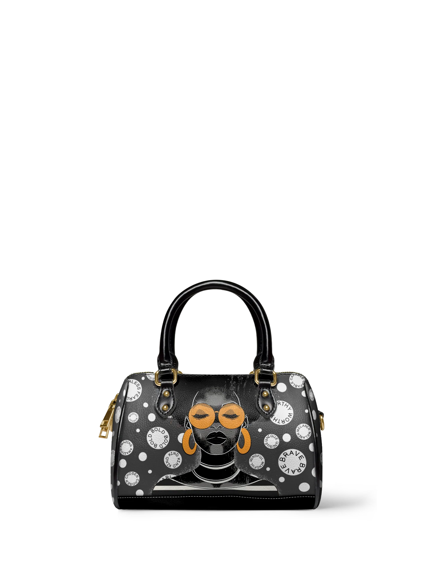 Melyla  "Fahari" Monochrome Mini Satchel