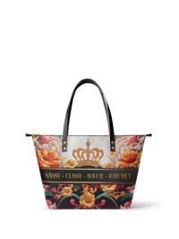 Melyla  "Naija Royale" Leather Tote Bag