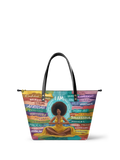 Melyla "AfroEssence" Leather Tote Bag