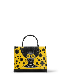 Melyla  "Fahari" Marigold Pop Leather Handbag