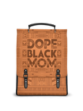 Melyla  "Dope Black Mom" Leather Backpack