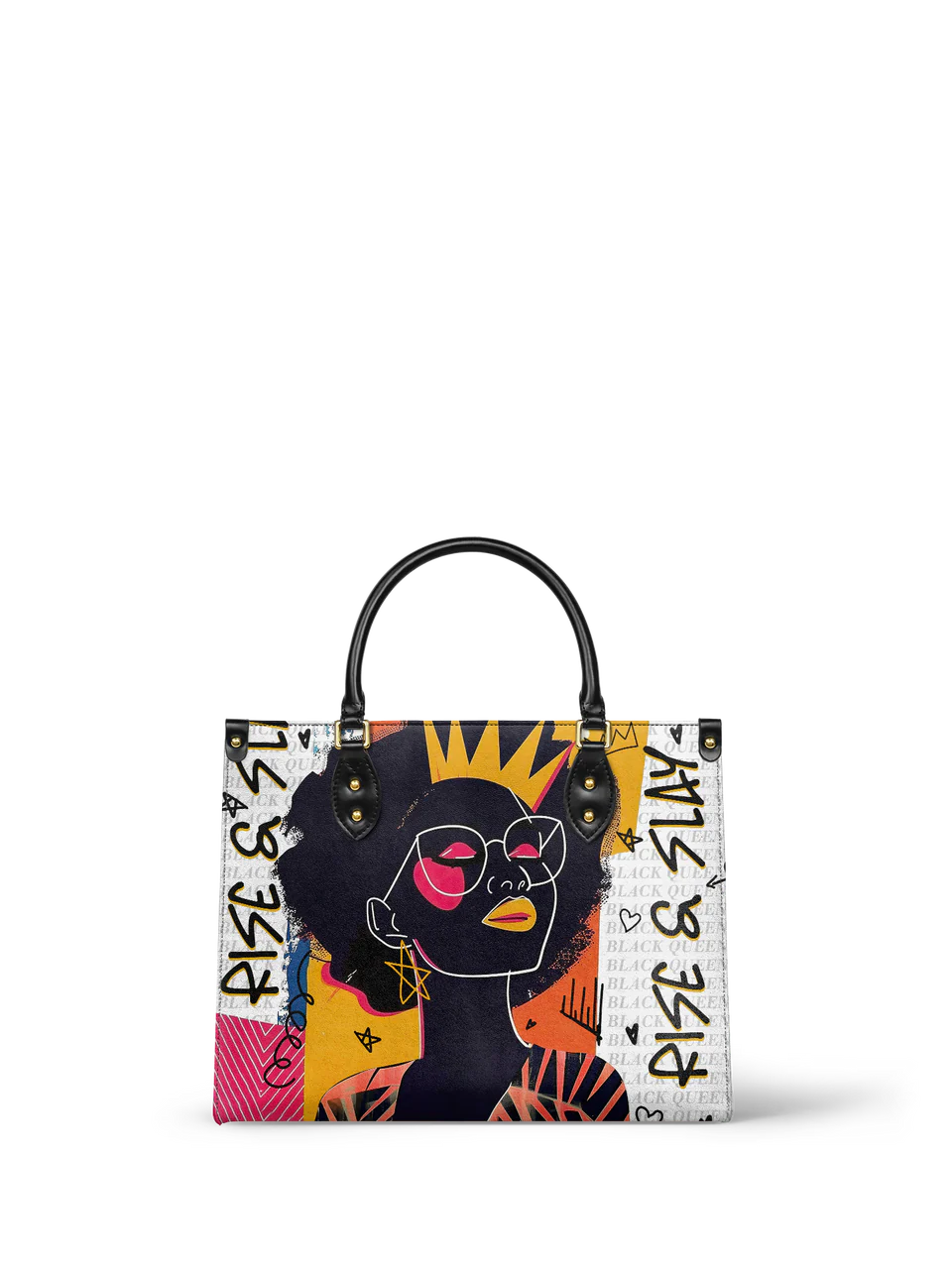 Melyla Rise & Slay: Street Graffiti-Style Queen's Handbag
