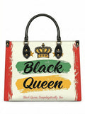Melyla "Black Queen" Leather Handbag