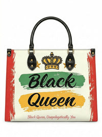 Melyla "Black Queen" Leather Handbag