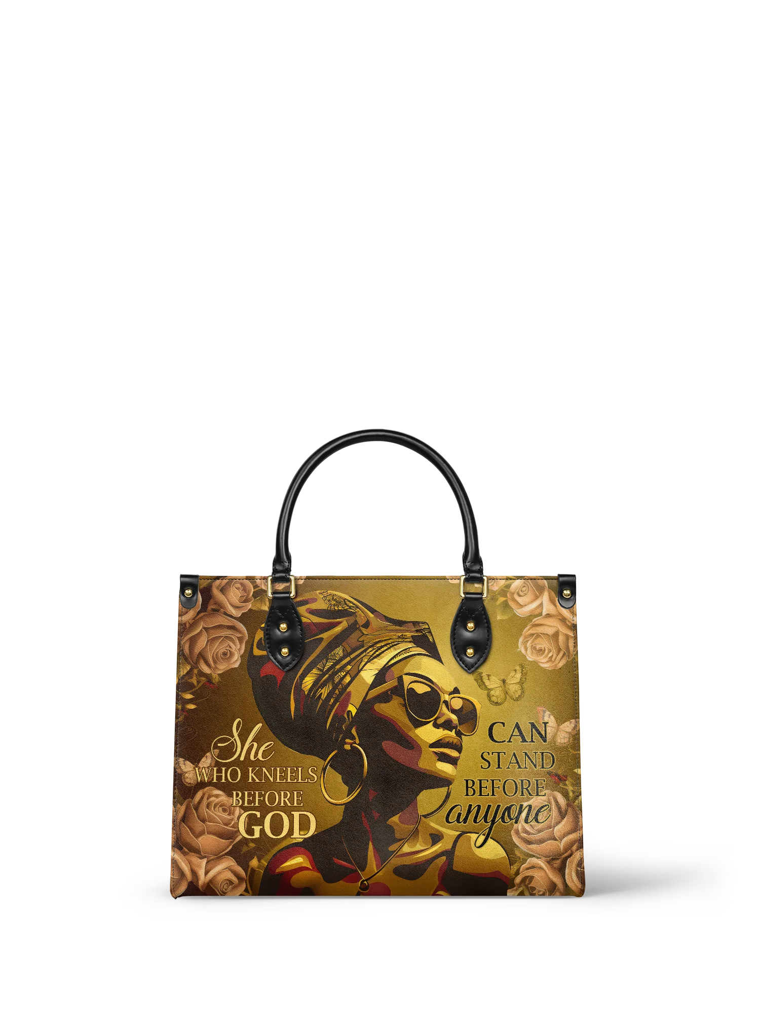 Melyla "Godfidence" Leather Handbag