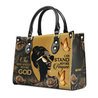 Melyla “She Who Kneels Before God” Leather Handbag