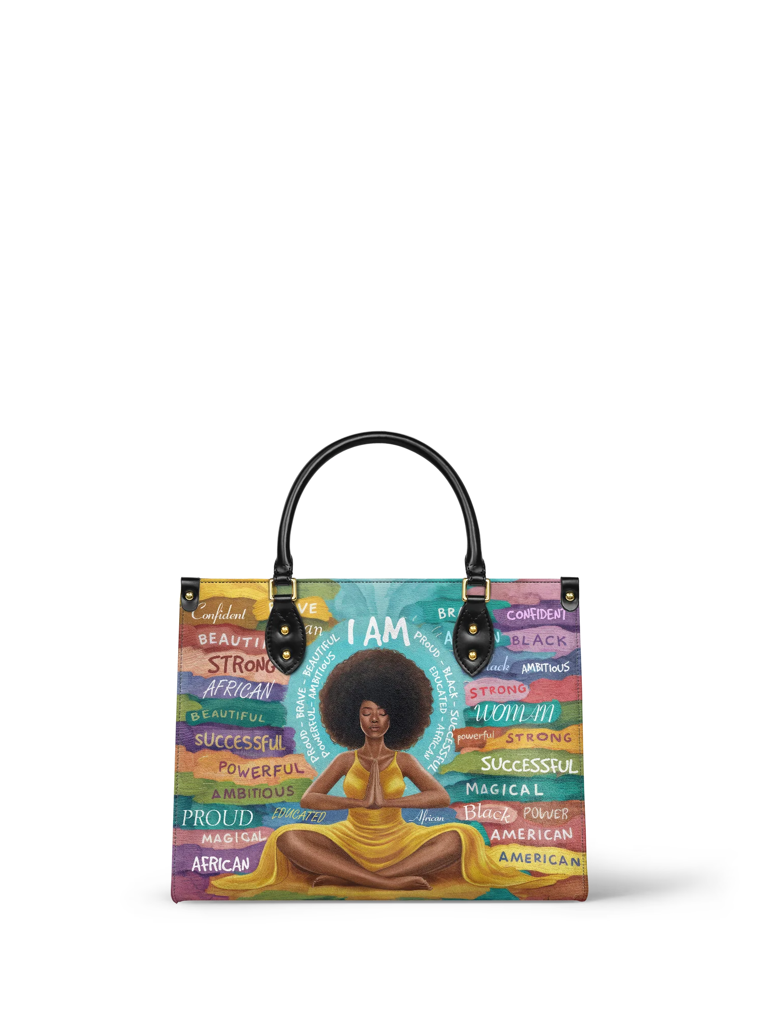 Melyla "AfroEssence" Leather Handbag