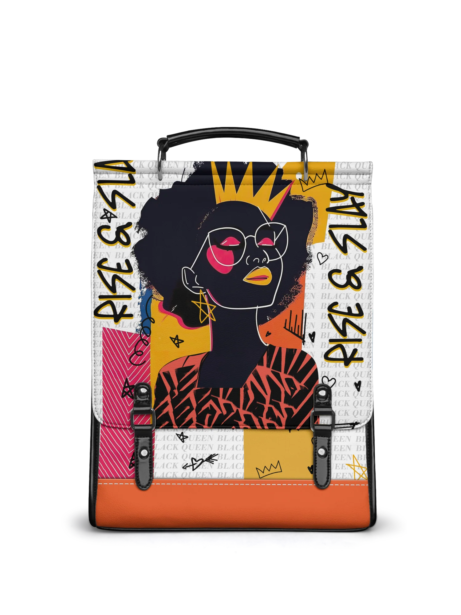 Melyla"Aina" Coconut White Leather Backpack