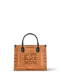 Melyla"Dope Black Mom" Leather Handbag
